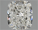 Natural Diamond 0.81 Carats, Cushion with  Cut, H Color, SI2 Clarity and Certified by GIA