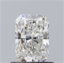 Natural Diamond 0.72 Carats, Radiant with  Cut, G Color, VS2 Clarity and Certified by GIA