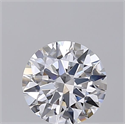 Lab Grown Diamond 1.02 Carats, Round with Ideal Cut, D Color, VVS2 Clarity and Certified by IGI