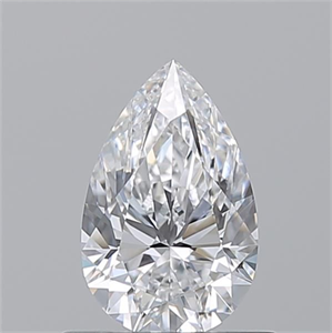 Picture of Natural Diamond 0.70 Carats, Pear with  Cut, D Color, VVS2 Clarity and Certified by GIA