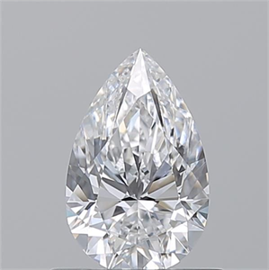 Picture of Natural Diamond 0.70 Carats, Pear with  Cut, D Color, VVS2 Clarity and Certified by GIA