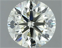 Natural Diamond 1.50 Carats, Round with Very Good Cut, M Color, VS1 Clarity and Certified by IGI