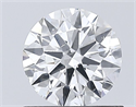 Natural Diamond 0.72 Carats, Round with Excellent Cut, F Color, SI2 Clarity and Certified by GIA