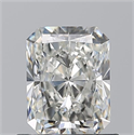 Natural Diamond 0.90 Carats, Radiant with  Cut, H Color, SI1 Clarity and Certified by GIA