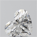 Natural Diamond 1.50 Carats, Heart with  Cut, G Color, SI1 Clarity and Certified by GIA