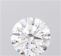 Lab Grown Diamond 1.07 Carats, Round with Ideal Cut, D Color, VS1 Clarity and Certified by IGI