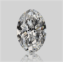 Natural Diamond 0.54 Carats, Oval with  Cut, D Color, VVS2 Clarity and Certified by GIA