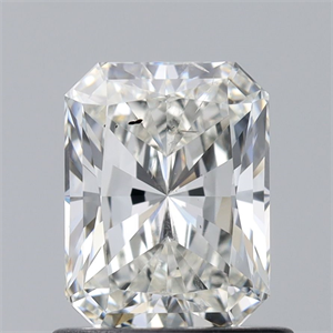 Picture of Natural Diamond 1.00 Carats, Radiant with  Cut, H Color, SI2 Clarity and Certified by GIA