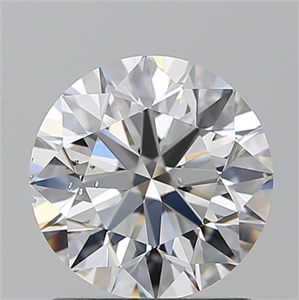 Foto Diamante Natural 1.50 quilates, Redondo , Color F, claridad SI2 y certificado GIA de