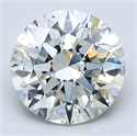 Diamante Natural 3.02 quilates, Redondo , Color H, claridad SI1 y certificado GIA