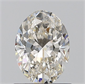 Diamante Natural 0.90 quilates, Ovalado , Color I, claridad VVS1 y certificado GIA