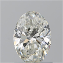 Natural Diamond 1.01 Carats, Oval with  Cut, I Color, VVS1 Clarity and Certified by GIA