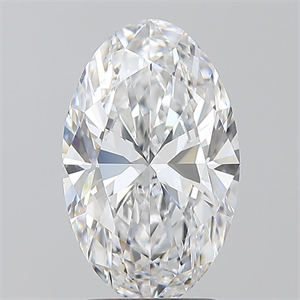Foto Diamante Natural 2.50 quilates, Ovalado , Color D, claridad VS2 y certificado GIA de