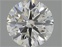 Natural Diamond 0.57 Carats, Round with Excellent Cut, G Color, SI1 Clarity and Certified by GIA