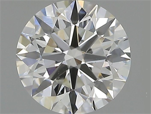 Picture of Natural Diamond 0.57 Carats, Round with Excellent Cut, G Color, SI1 Clarity and Certified by GIA
