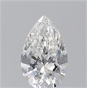 Natural Diamond 0.70 Carats, Pear with  Cut, F Color, VS1 Clarity and Certified by GIA