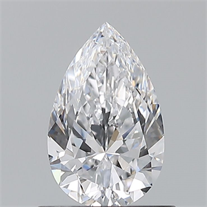 Picture of Natural Diamond 0.70 Carats, Pear with  Cut, D Color, VVS1 Clarity and Certified by GIA