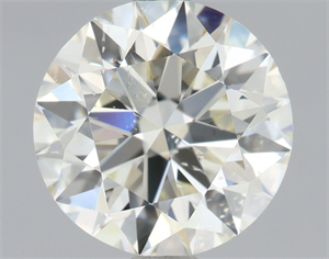 Picture of Natural Diamond 1.50 Carats, Round with Excellent Cut, L Color, SI2 Clarity and Certified by GIA