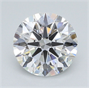 Del inventario de diamantes de laboratorio, 1.55 quilates, Redondo , Color D, claridad VS1 y certificado GIA