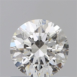 Foto Diamante Natural 0.70 quilates, Redondo , Color H, claridad SI1 y certificado GIA de