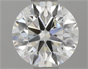 Natural Diamond 0.71 Carats, Round with Very Good Cut, I Color, VVS2 Clarity and Certified by IGI
