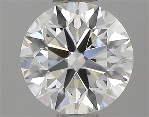 Picture of Natural Diamond 0.71 Carats, Round with Very Good Cut, I Color, VVS2 Clarity and Certified by IGI