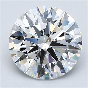 Picture of Natural Diamond 2.24 Carats, Round with Excellent Cut, E Color, VVS1 Clarity and Certified by GIA