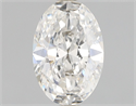 Natural Diamond 0.70 Carats, Oval with  Cut, G Color, SI1 Clarity and Certified by GIA