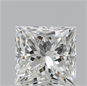 Natural Diamond 0.90 Carats, Princess with  Cut, I Color, VS1 Clarity and Certified by GIA