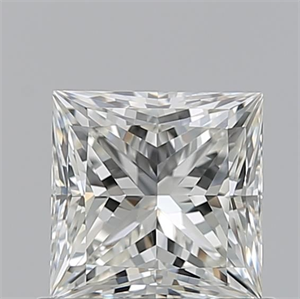 Picture of Natural Diamond 0.90 Carats, Princess with  Cut, I Color, VS1 Clarity and Certified by GIA