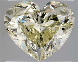 Picture of Natural Diamond 3.01 Carats, Heart with  Cut, L Color, SI2 Clarity and Certified by HRD