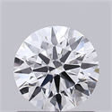 Lab Grown Diamond 0.75 Carats, Round with Ideal Cut, D Color, VVS1 Clarity and Certified by IGI
