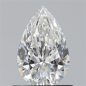 Foto Diamante Natural 0.70 quilates, De pera , Color F, claridad VVS1 y certificado GIA de
