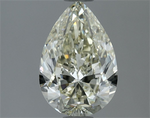 Picture of Natural Diamond 1.40 Carats, Pear with  Cut, M Color, VS2 Clarity and Certified by IGI