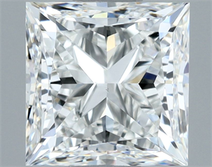 Foto Diamante Natural 1.50 quilates, Princesa , Color H, claridad VS2 y certificado GIA de