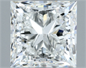 Natural Diamond 1.50 Carats, Princess with  Cut, H Color, VS2 Clarity and Certified by GIA