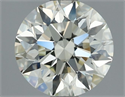 Natural Diamond 1.02 Carats, Round with Excellent Cut, M Color, VVS2 Clarity and Certified by GIA