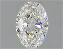 Natural Diamond 1.01 Carats, Oval with  Cut, J Color, SI2 Clarity and Certified by GIA