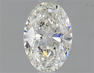 Picture of Natural Diamond 1.01 Carats, Oval with  Cut, J Color, SI2 Clarity and Certified by GIA