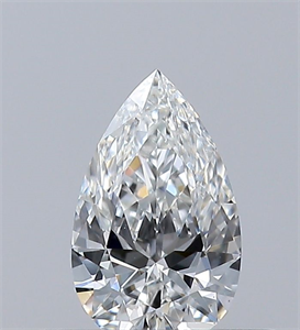 Picture of Natural Diamond 0.30 Carats, Pear with  Cut, F Color, VS1 Clarity and Certified by GIA