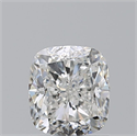 Natural Diamond 1.51 Carats, Cushion with  Cut, F Color, VS2 Clarity and Certified by GIA