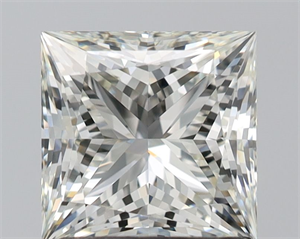 Picture of Natural Diamond 1.53 Carats, Princess with  Cut, I Color, VVS2 Clarity and Certified by IGI