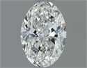 Diamante Natural 0.50 quilates, Ovalado , Color J, claridad VVS2 y certificado GIA