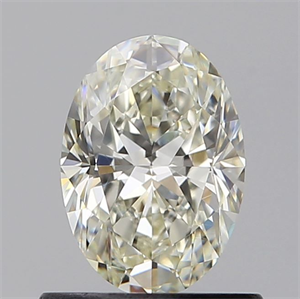 Picture of Natural Diamond 0.70 Carats, Oval with  Cut, K Color, VS1 Clarity and Certified by GIA