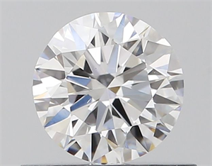 Picture of Natural Diamond 0.50 Carats, Round with Excellent Cut, E Color, VS2 Clarity and Certified by GIA