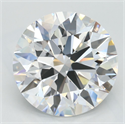 Del inventario de diamantes de laboratorio, 3.60 quilates, Redondo , Color D, claridad VVS1 y certificado GIA