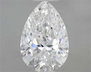 Picture of Natural Diamond 0.82 Carats, Pear with  Cut, D Color, SI2 Clarity and Certified by GIA