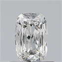 Natural Diamond 0.44 Carats, Cushion with  Cut, F Color, VS1 Clarity and Certified by GIA