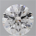Lab Grown Diamond 4.10 Carats, Round with Ideal Cut, E Color, VVS2 Clarity and Certified by IGI