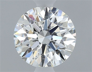Picture of Natural Diamond 0.50 Carats, Round with Excellent Cut, H Color, VS1 Clarity and Certified by GIA